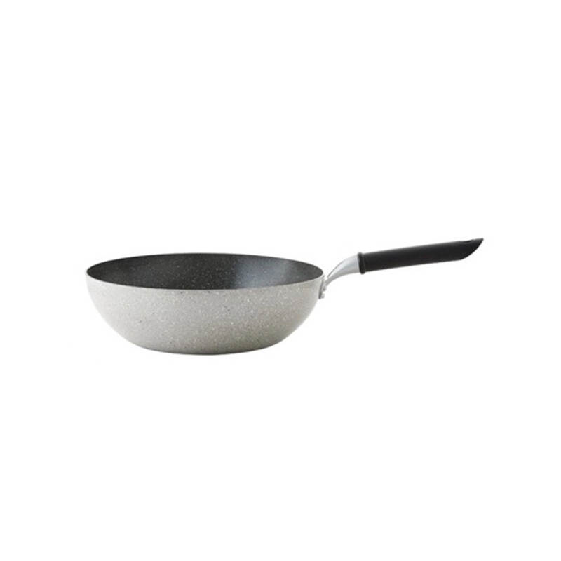 Chảo Sâu Lòng Beet Marble Bằng Nhôm 26Cm (Sử Dụng Bếp Từ) - 3 Màu (Xám, Vân Đá, Đỏ Rượu) - Locknlock - LED4265 image number null